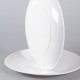 Assiette plate blanche 24 cm