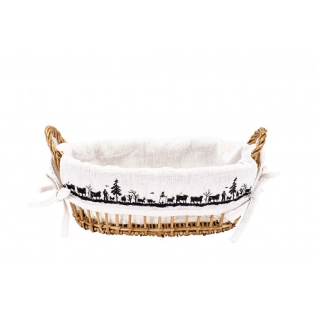 Corbeille à pain "Alpaufzug Familie"