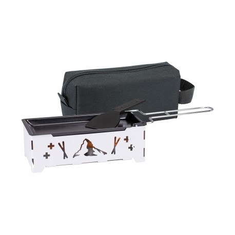 Raclette bougies "Matterhorn" bleu neige