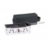 Raclette bougies "Matterhorn" bleu neige