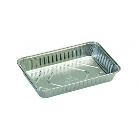 TAKE AWAY - Barquette aluminium avec couvercles 670CC - 100Pc*