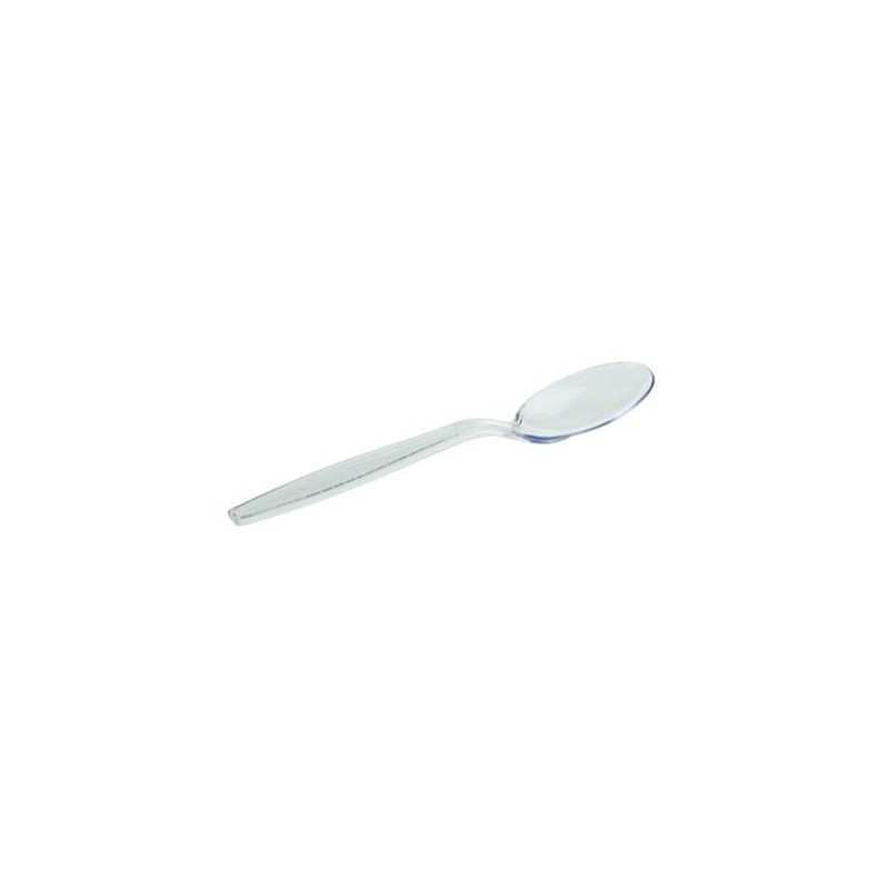 Cuillère à soupe en plastique blanc de 15,5 cm - Cuillère à soupe