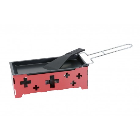 Raclette bougies "Swiss" rouge